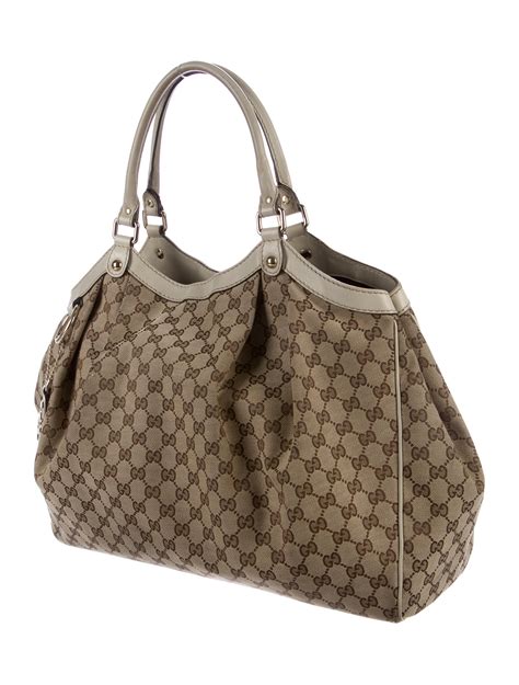 gucci sukey tote model|Gucci GG Signature Large Sukey Tote .